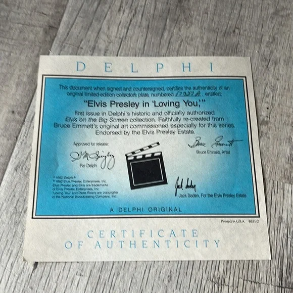 Elvis Presley Loving You Plate - Picture 5 of 9